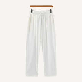 Calca Masculina de Linho Old Money Milford branco