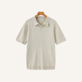 Camisa Polo Canelada Premium Sollome bege