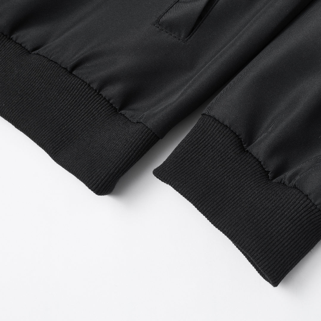 Men’s Black Bomber Jacket – Axis