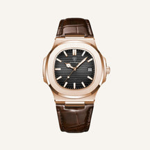 Relógio de Couro Marrom Luxe Civano 