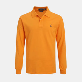 Long-sleeved polo shirt