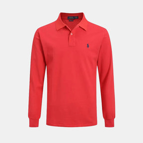 Long-sleeved polo shirt