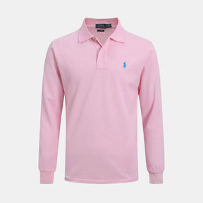 Long-sleeved polo shirt