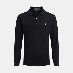 Long-sleeved polo shirt